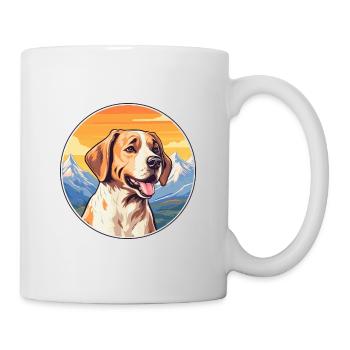 Tosa Hunderasse Karikatur Kawaii Aquarell - Tasse - Weiß - Rechts