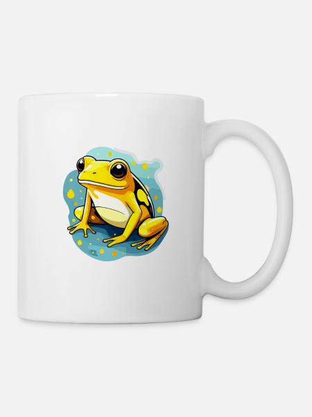 Poison Dart Frog Frog Drawing - Mug - white