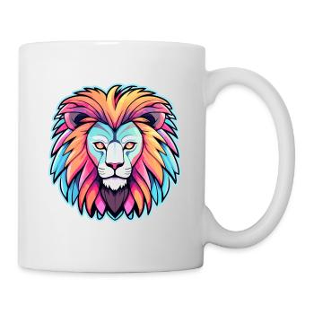 Dessin de Lion - Mug blanc - blanc - Droite