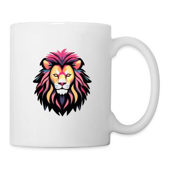 Dessin de Lion - Mug blanc - blanc - Droite