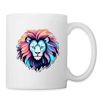 Dessin de Lion - Mug blanc - blanc - Droite