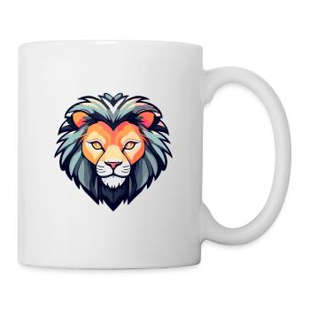 Dessin de Lion - Mug blanc - blanc - Droite