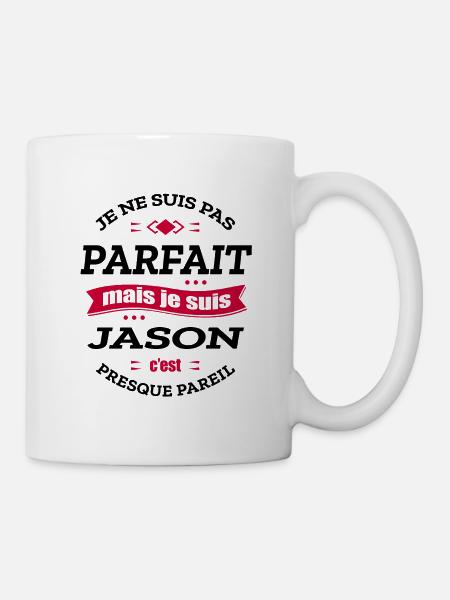 JASON PARFAIT - PRENOM JASON - Mug blanc - blanc