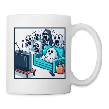 Ghost Scare Me Drôle - Mug blanc - blanc - Droite