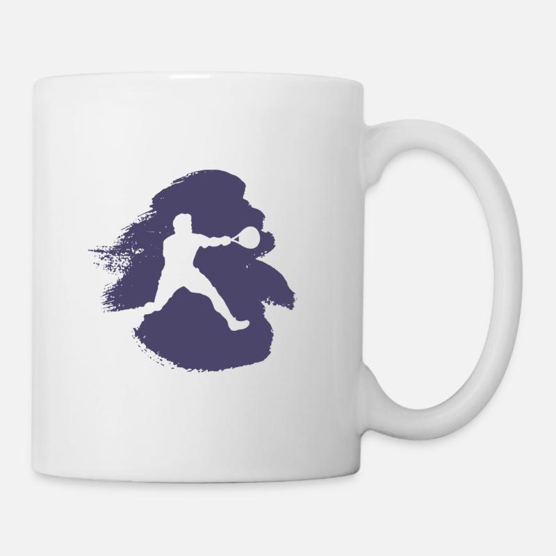 Squash Player Racket Squash Player - Mug - white