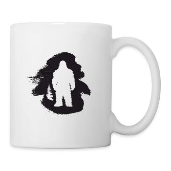 Big foot Lochness Yeti Bigfoot - Tasse - Weiß - Rechts