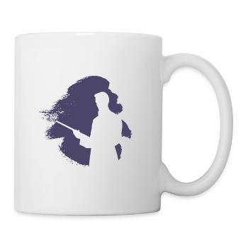 Billardkugel Billard Billardspielerin - Tasse - Weiß - Rechts