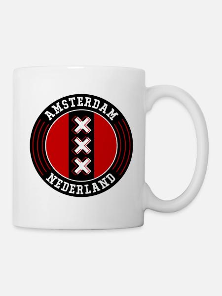 Amsterdam - Mug blanc - blanc