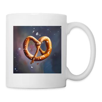Galaxie Bretzel - Mug blanc - blanc - Droite