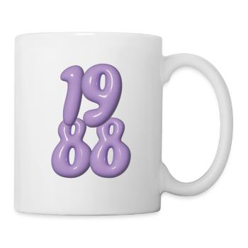 Vintage 1988 - Tasse - Weiß - Rechts