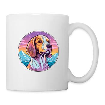 Bruno Jura Hund Rasse Cartoon Kawaii Watercol - Tasse - Weiß - Rechts