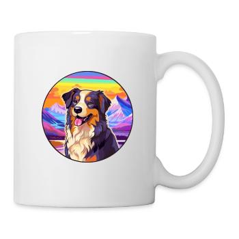 Bucovine Chien de berger race Cartoon Kawaii Waterco - Mug blanc - blanc - Droite