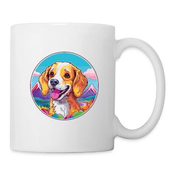 Cao de Castro Laboreiro Hunderasse Cartoon Kawaii W - Tasse - Weiß - Rechts