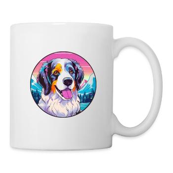 Kuchi Hunderasse Karikatur Kawaii Aquarell - Tasse - Weiß - Rechts