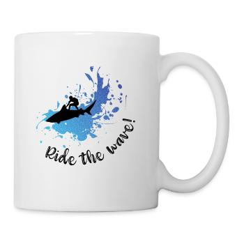 Ride the wave! - Mug - white - Right