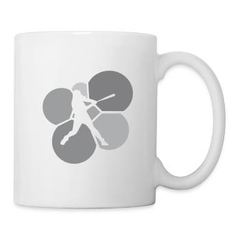 Softball Spieler Softballschläger Pitcher - Tasse - Weiß - Rechts