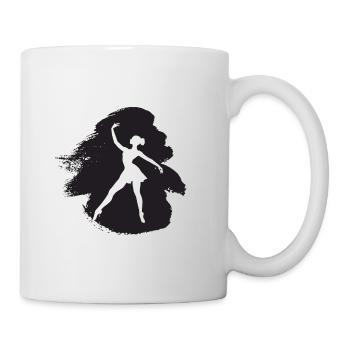 Balletttänzerin Ballett Ballerina - Tasse - Weiß - Rechts