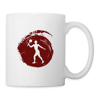 Beachball Beachball Beach Tennis - Tasse - Weiß - Rechts