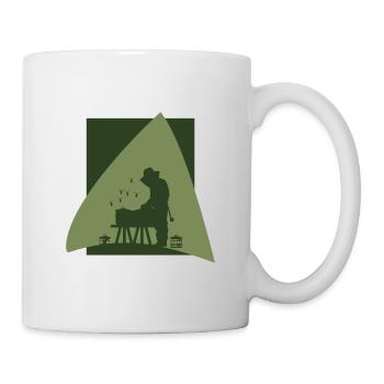 Beekeeping Honigbiene Biene - Tasse - Weiß - Rechts