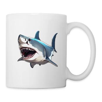 Requin / Faune / Sous-marin / Mer / Océan - Mug blanc - blanc - Droite