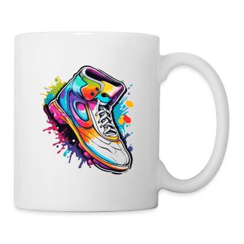 Football / Jeu / Chaussure / Terrain / Tir - Mug blanc - blanc - Droite