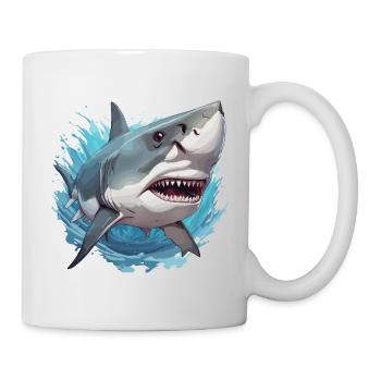 Requin / Faune / Sous-marin / Mer / Océan - Mug blanc - blanc - Droite