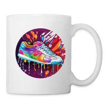 Football / Jeu / Chaussure / Terrain / Tir - Mug blanc - blanc - Droite