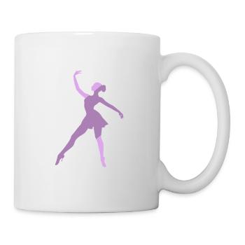 Ballett Tänzerin Ballerina Ballerina - Tasse - Weiß - Rechts