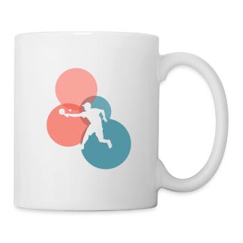 Pickleball bats Pickleball players - Mug - white - Right