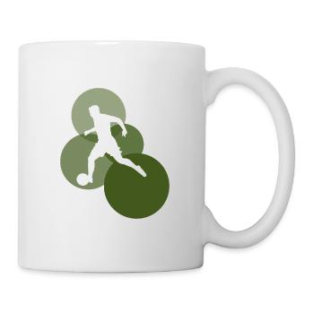 Beach Ball Joueur De Football Beach Soccer - Mug blanc - blanc - Droite