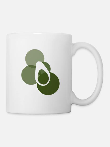 Frühstück Avocado Foodie - Tasse - Weiß