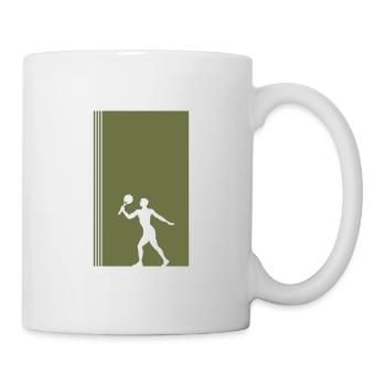 Tennis de plage Tennis de plage Tennis de plage - Mug blanc - blanc - Droite