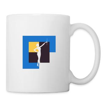 Tige Tournant Twirling Twirling - Mug blanc - blanc - Droite