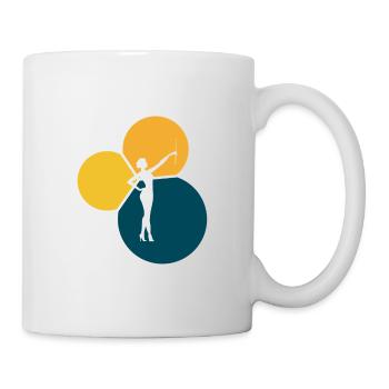 Tanzen Gymnastik Gymnastik - Tasse - Weiß - Rechts