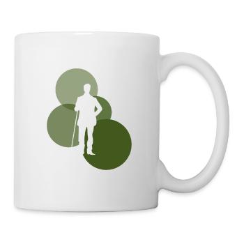 Billardspielerin Billardkugel Billard - Tasse - Weiß - Rechts