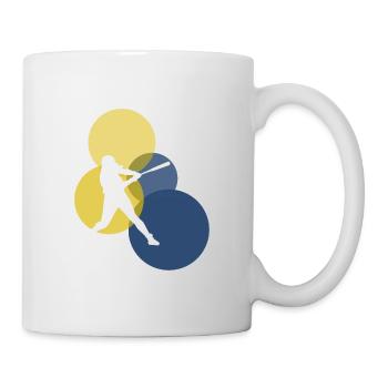 Pitcher Softball Player Softball bat - Mug - white - Right