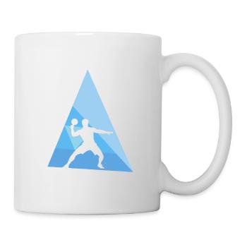 Table tennis, table tennis racket, table tennis ball - Mug - white - Right