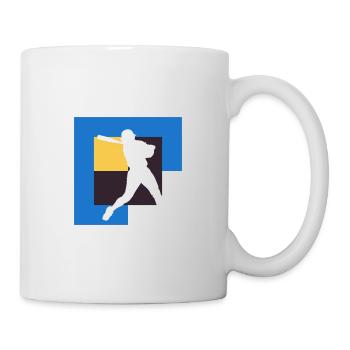 Softball Softball Bat Pitcher - Mug blanc - blanc - Droite