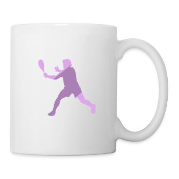 Raquette Squash Joueur de squash - Mug blanc - blanc - Droite