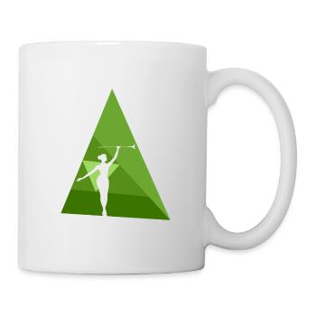 Baton Twirling Twirling Stabdrehen - Tasse - Weiß - Rechts