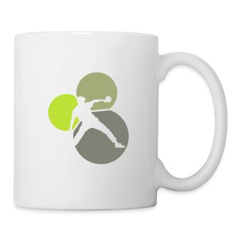 Table Tennis Racket Table Tennis Ball - Mug - white - Right