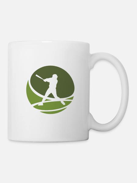 Softballspieler Pitcher Softballschläger - Tasse - Weiß