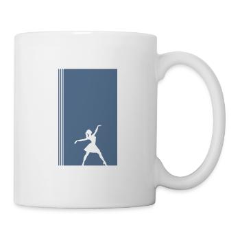 Ballet Ballet Danseur Le Lac des Cygnes - Mug blanc - blanc - Droite