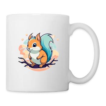 Squirrel Illustration - Mug - white - Right