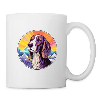 Posavac Hound Dog Breed Cartoon Kawaii Watercolor - Mug - white - Right