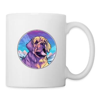 Transmontano mastiff race de chien dessin animé kawaii Wate - Mug blanc - blanc - Droite