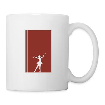 Ballett Balletttänzerin Ballett - Tasse - Weiß - Rechts