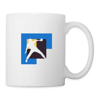 Table Tennis Table Tennis Table Tennis Racket - Mug - white - Right
