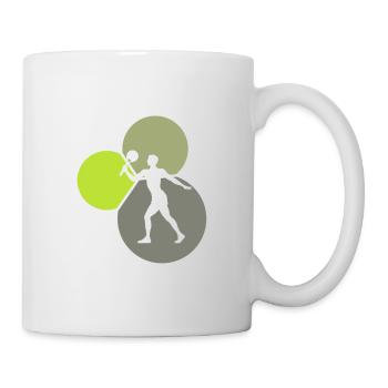 Tennis de plage Tennis de plage - Mug blanc - blanc - Droite