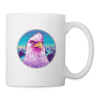 Chicken Watercolor Cartoon Kawaii Pet Animal Color - Mug - white - Right